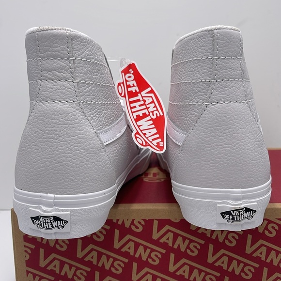 Vans WMNS White High-Top Sneakers Sk8-Hi Tapered
Leather Nimbus Cloud - Picture 13 of 16
